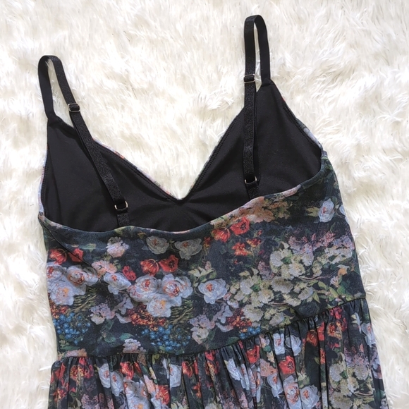 Blackmilk Take My Monet Tier Sheer Floral Midaxi Dress Size XS - Picture 11 of 15